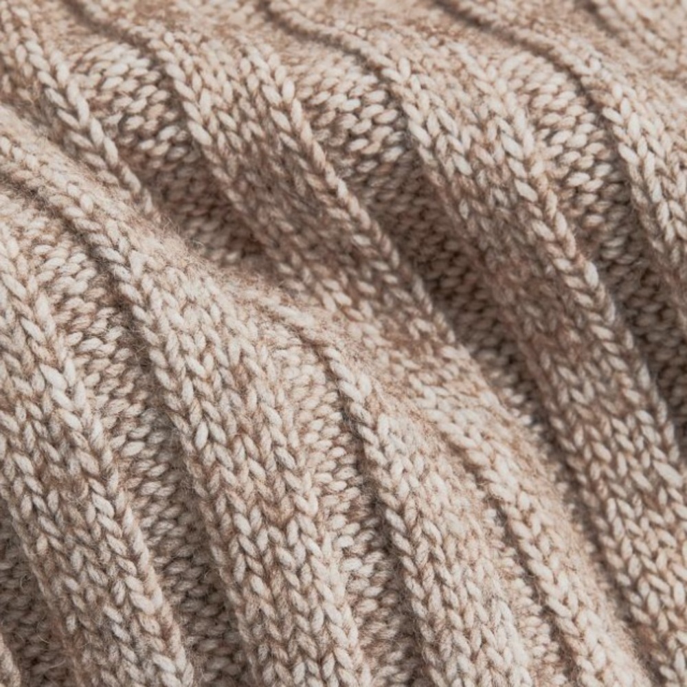H&M beige melange rib-knit dress NWT Size XXL - Picture 5 of 5
